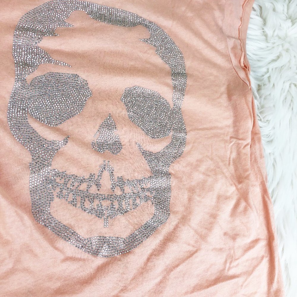 Zadig Voltaire Brooklyn Skull Top Bling Rhinestone - Picture 7 of 12